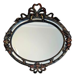 Vintage Walling Bow Mirror, Shabby, made in Italy